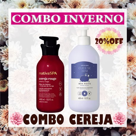 O Boticario Inverno COMBO CEREJA