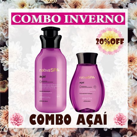 O Boticario Inverno COMBO ACAI