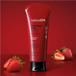 O Boticário Nativa Spa Sabonete Líquido Morango Ruby 200ml