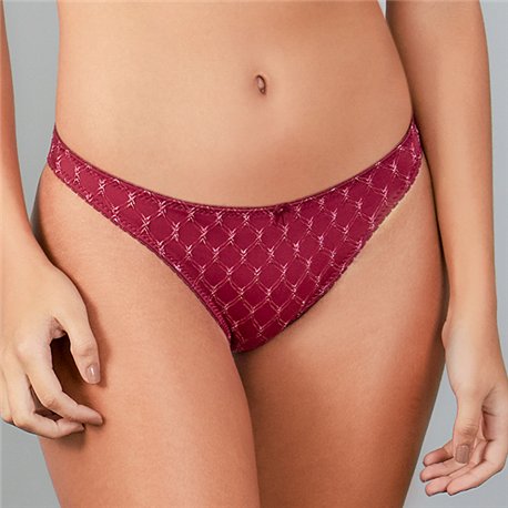 Duloren-128963 Calcinha Grenat *OUTLET*