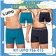 Valentine's Day Lupo 766-015 Kit 2 Cuecas Boxer 
