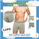 Valentine's Day Lupo 663-037 Kit 2 Cuecas Boxer