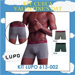 Valentine's Day Lupo 613-002 Kit 2 Cuecas Boxer