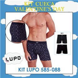Valentine's Day Lupo 585-088 Kit 2 Cuecas Boxer 