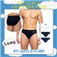 Valentine's Day Lupo 515-089 Kit 3 Cuecas Slip