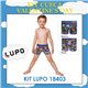 Valentine's Day Lupo 18403 Infantil Kit 2 Cuecas Boxer 