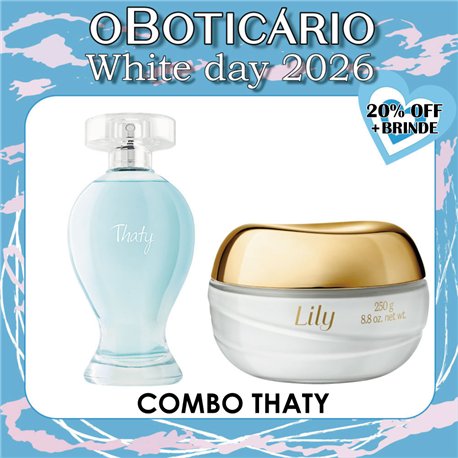 O Boticario White day COMBO THATY