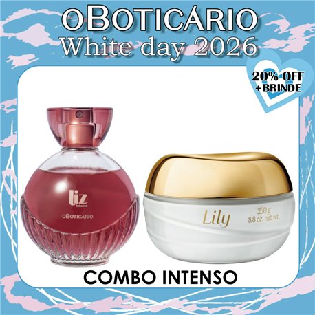 O Boticario White day COMBO INTENSO