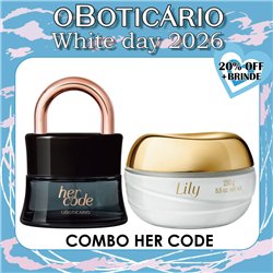 O Boticario White day COMBO HER CODE