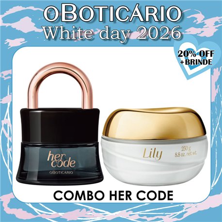 O Boticario White day COMBO HER CODE