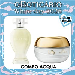 O Boticario White day COMBO ACQUA