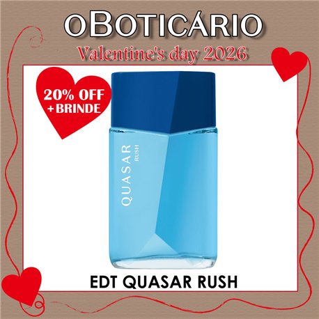 O Boticario Valentine's Day EDT QUASAR RUSH 100ml