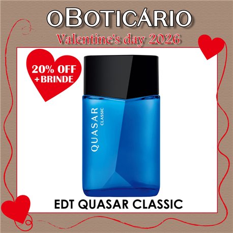 O Boticario Valentine's Day EDT QUASAR CLASSIC 100ml