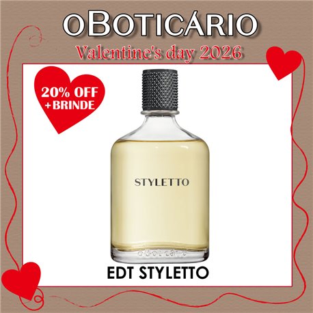 O Boticario Valentine's Day EDT STYLETTO 100ml
