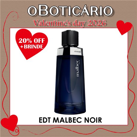 O Boticario Valentine's Day EDT MALBEC NOIR 100ml