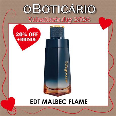 O Boticario Valentine's Day EDT MALBEC FLAME 100ml