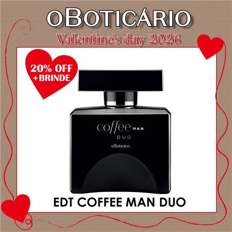 O Boticario Valentine's Day EDT COFFEE DUO MAN 100ml