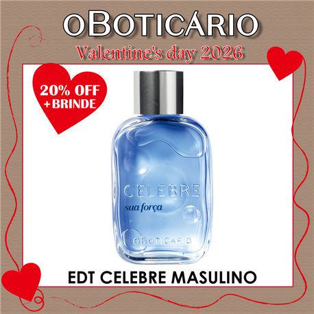 O Boticario Valentine's Day EDT CELEBRE MASCULINO 100ml