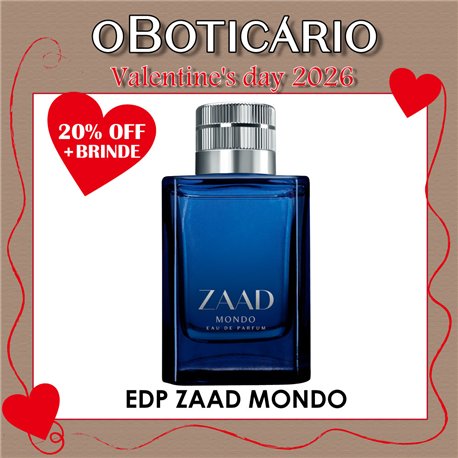O Boticario Valentine's Day EDP ZAAD MONDO 95ml