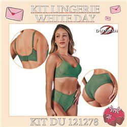 White Day Kit Lingerie Duloren 121278+129279 Olive