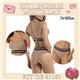 White Day Kit Lingerie DeMillus 61161+53161 Bege Rosado