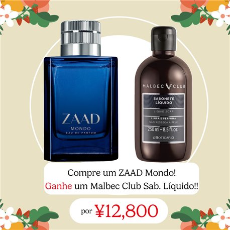 O Boticário Eau de Paerfum Zaad MONDO 95ml 