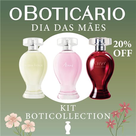 O Boticario Dia das Maes 2026 KIT BOTICOLLECTION 