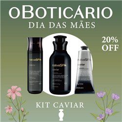 O Boticario Dia das Maes 2026 KIT CAVIAR