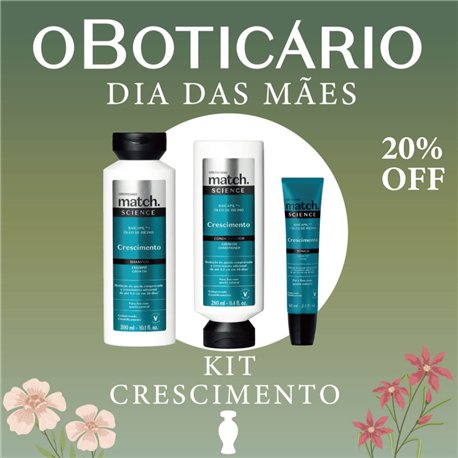 O Boticario Dia das Maes 2026 KIT CRESCIMENTO