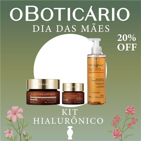O Boticario Dia das Maes 2026 KIT HIALURONICO