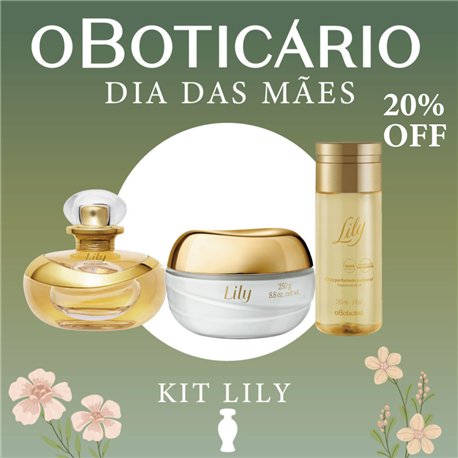 O Boticario Dia das Maes 2026 KIT LILY
