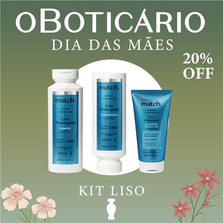 O Boticario Dia das Maes 2026 KIT LISO