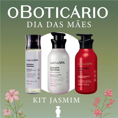 O Boticario Dia das Maes 2026 KIT JASMIM