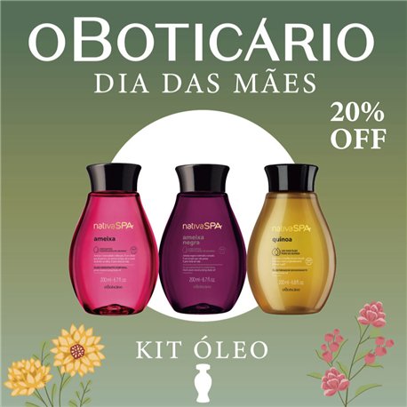 O Boticario Dia das Maes 2026 KIT OLEO
