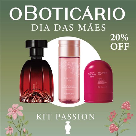 O Boticario Dia das Maes 2026 KIT PASSION