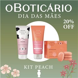 O Boticario Dia das Maes 2026 KIT PEACH