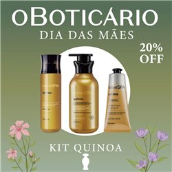 O Boticario Dia das Maes 2026 KIT QUINOA