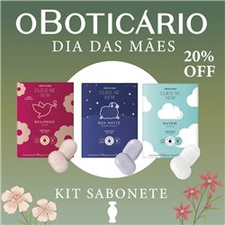 O Boticario Dia das Maes 2026 KIT SABONETE