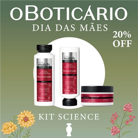 O Boticario Dia das Maes 2026 KIT SCIENCE