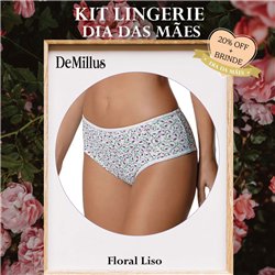 Dia das Maes DeMillus 56600 Kit 4 Calcinhas 