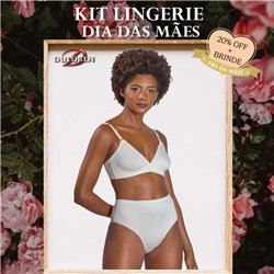 Dia das Maes Kit Lingerie Duloren 831132+839132 Colombe 