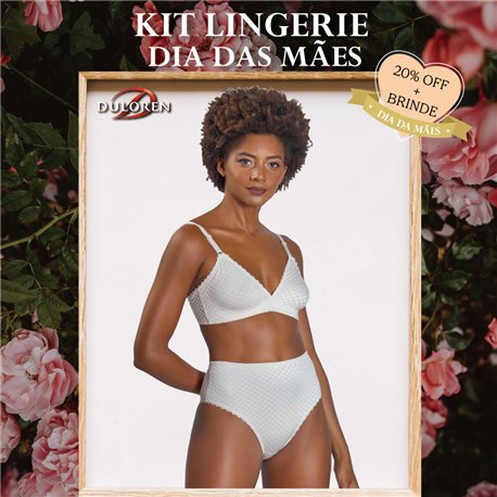 Dia das Maes Kit Lingerie Duloren 831132+839132 Colombe 