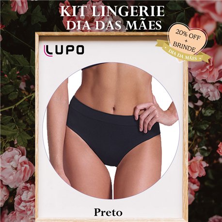 Dia das Maes Lupo 40800 Kit 2 Calcinhas 