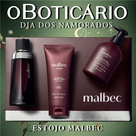 O Boticario Dia Dos Namorados ESTOJO MALBEC 