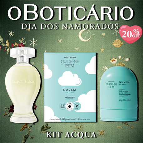 O Boticario Dia Dos Namorados KIT ACQUA