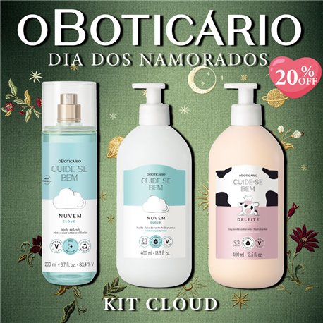 O Boticario Dia Dos Namorados KIT CLOUD