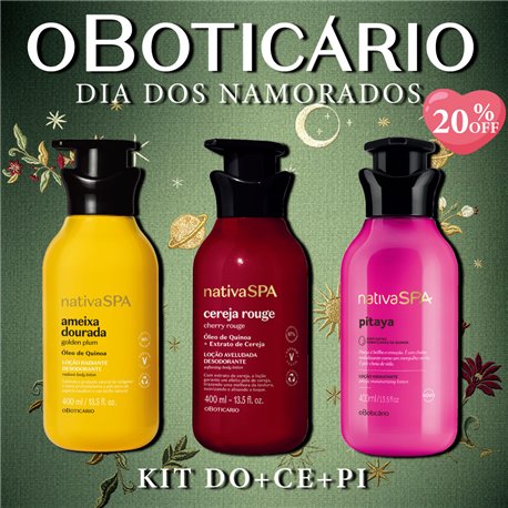 O Boticario Dia Dos Namorados KIT DO+CE+PI