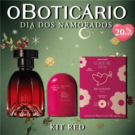 O Boticario Dia Dos Namorados KIT RED