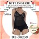 Dia dos Namorados Kit Lingerie DeMillus 30239+51239 Carmim