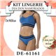 Dia dos Namorados Kit Lingerie DeMillus 61161+53161 Azul Atalaia
